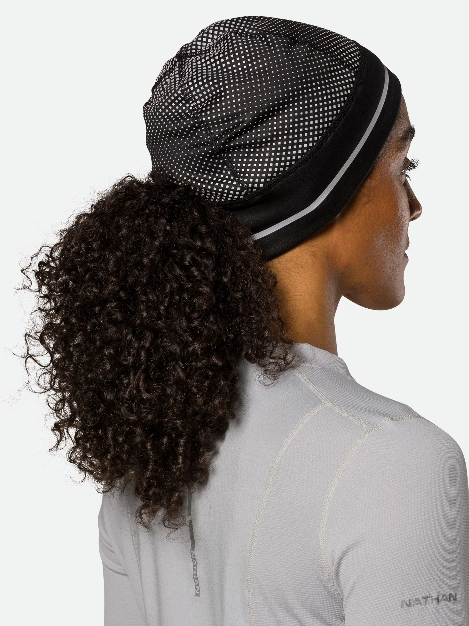 HyperNight Reflective Ponytail Beanie - Image 12