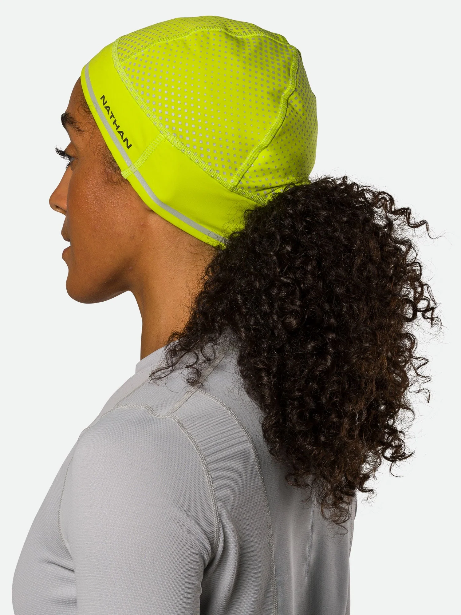 HyperNight Reflective Ponytail Beanie - Image 21
